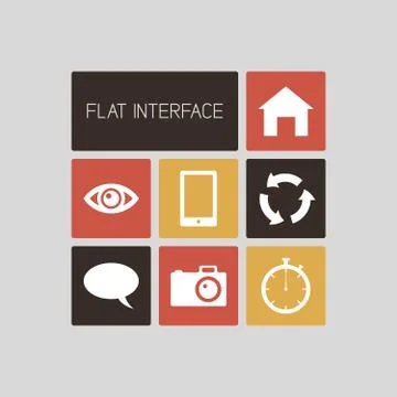 Vector user interface Stock Illustration