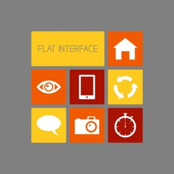 Vector user interface Stock Illustration