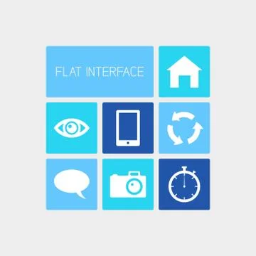 Vector user interface Stock Illustration