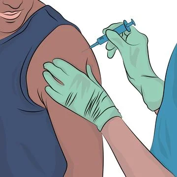 Vector vaccination. Stock Illustration