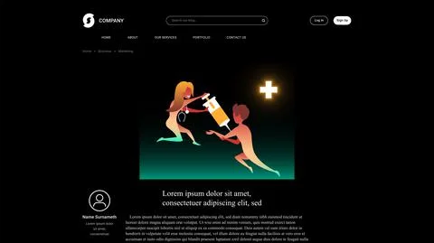 Vector vaccine in gradient style . Editable illustration Stock Illustration