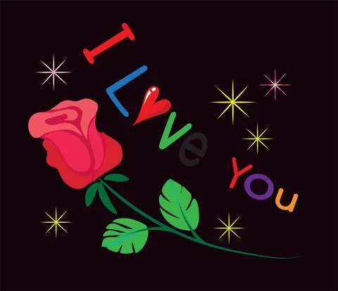 Vector Valentine card heart shape design sticker Stock Illustration