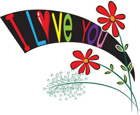 Vector Valentine card heart shape design sticker Stock Illustration