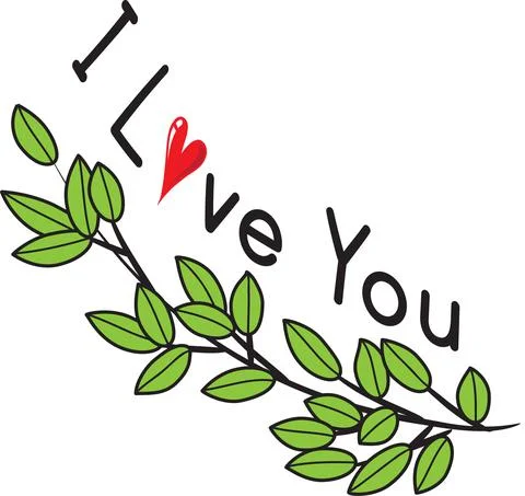 Vector Valentine card heart shape design sticker Stock Illustration