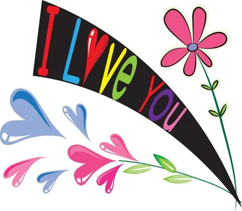 Vector Valentine card heart shape design sticker Stock Illustration
