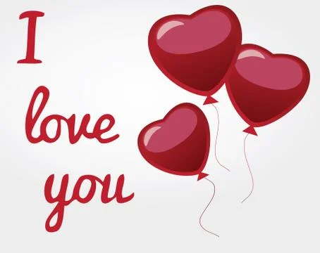 Vector Valentine Card Stock Illustration