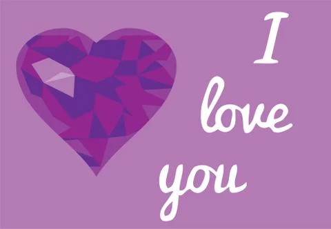 Vector Valentine Card Stock Illustration