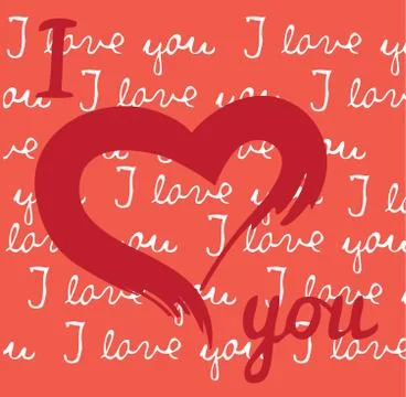 Vector Valentine Card Stock Illustration