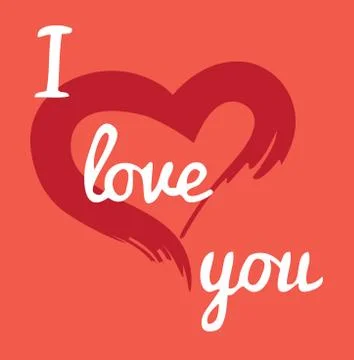 Vector Valentine Card Stock Illustration