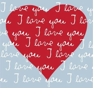 Vector Valentine Card Stock Illustration