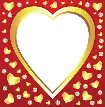 Vector valentine hearts Stock Illustration