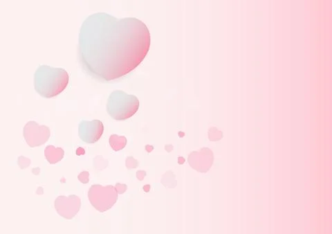 Vector Valentines day  background   of a Valentines Day Card Stock Illustration