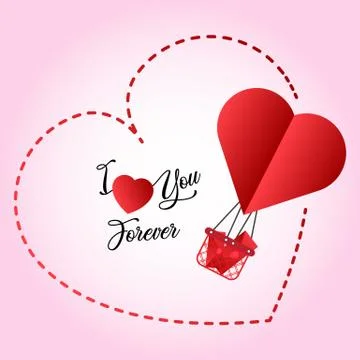 Vector Valentine's Day Cards Templates In Cute And Simple Design Stock Illustration