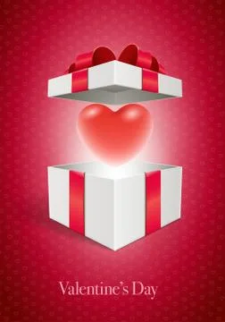 Vector Valentines Day design template. Stock Illustration