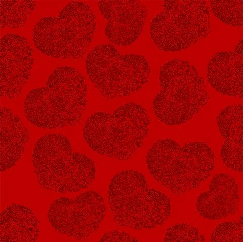 Vector. Valentine's Day seamless pattern for promotional items. Stock Illustration