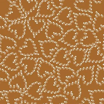 Vector. Valentine's day seamless pattern with hearts made of hearts. Stock Illustration