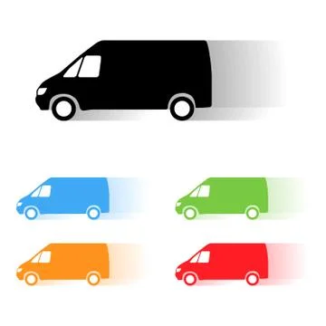 Vector van silhouettes Stock Illustration