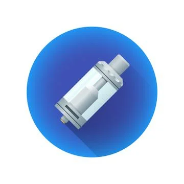 Vector vaporizer atomizer device illustration. Stock Illustration