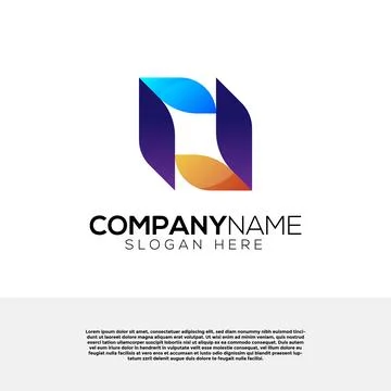 Vector vector Initial N logo concept. Logo design inspiration Stock Illustration