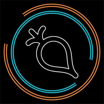 Vector vegetable radish - fresh nature Stock Illustration