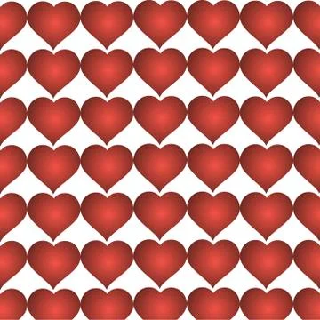 Vector veil of hearts イラスト素材