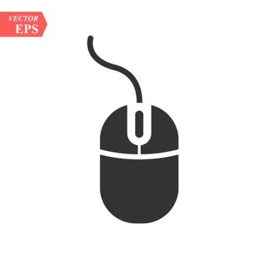 Vector version. computer mouse icon. Eps 10 illustration. Easy to edit eps10 Illustrazione stock