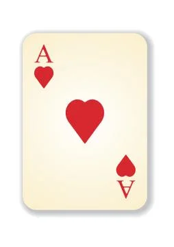Vector version of old vintage aces card Stock Illustration