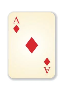 Vector version of old vintage aces card Stock Illustration