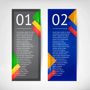 Vector Vertical Banner Stock Illustration
