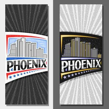 Vector vertical layouts for Phoenix Stock Illustration
