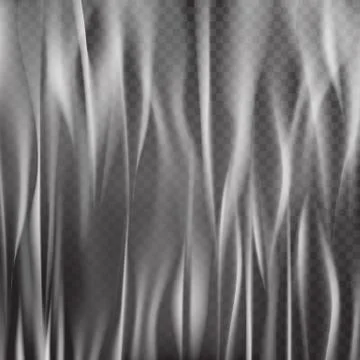 Vector vertical stretched white transparent plastic film in the style of realism Stock Illustration