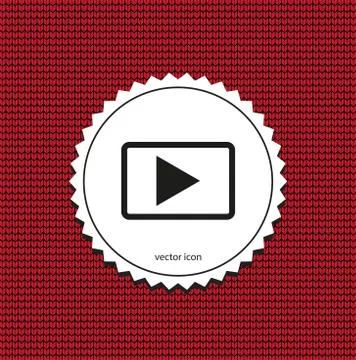 Vector video icon Stock Illustration