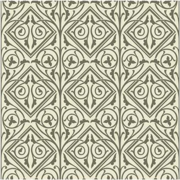Vector vine pattern Stock Illustration