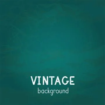 Vector vintage background. Grunge texture of old paper. Green. Stock Illustration
