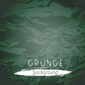 Vector vintage background. Grunge texture of old paper. Green. Illustrazione stock