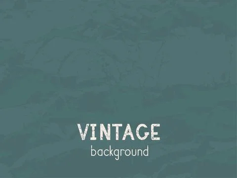 Vector vintage background. Grunge texture of old paper. Green. Stock Illustration