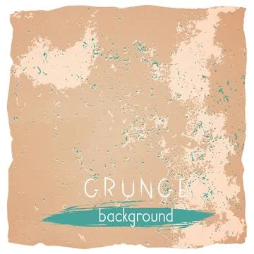 Vector vintage background with torn edges. Grunge texture of old paper. Stock Illustration