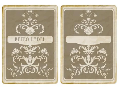 Vector vintage card Illustrazione stock