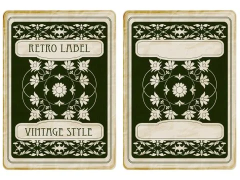 Vector vintage card Stock Illustration