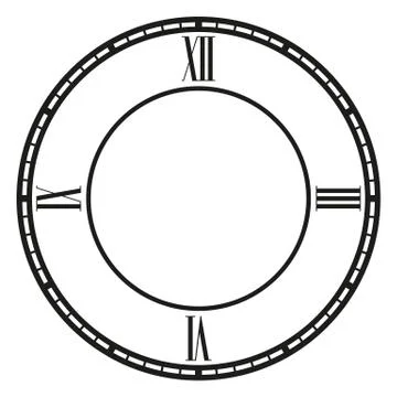 Vector vintage clock Stock Illustration