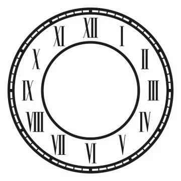 Vector vintage clock Stock Illustration