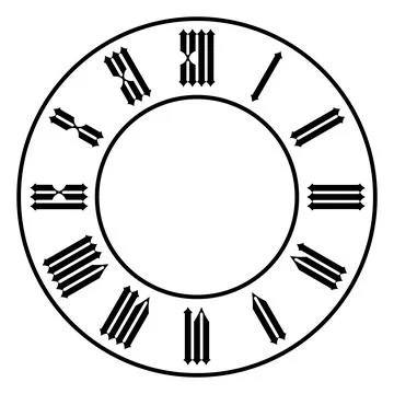 Vector vintage clock Stock Illustration