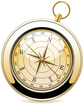 Vector vintage compass Stock Illustration