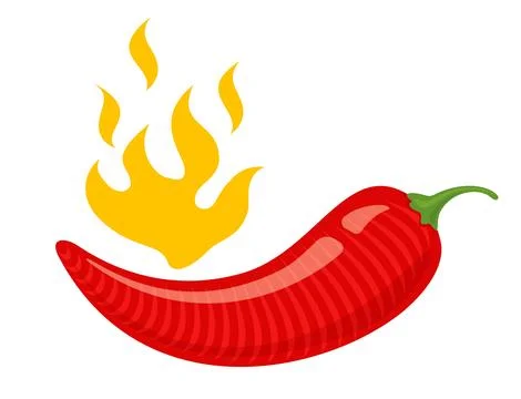 Vector vintage emblem of chilli pepper in engraving style. Vector emblem ja.. Иллюстрация
