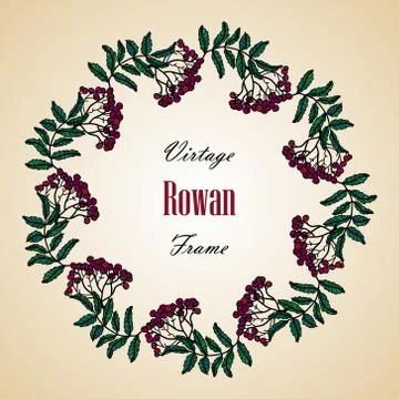 Vector vintage frame on a tender background. Stock Illustration