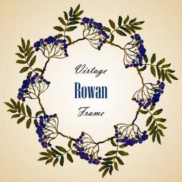 Vector vintage frame on a tender background. Stock Illustration