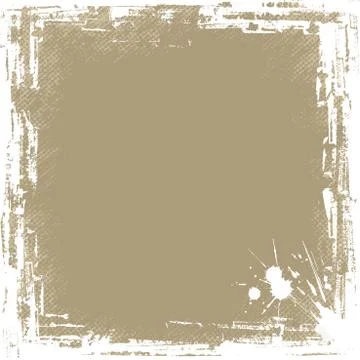 Vector Vintage Grunge Frame Stock Illustration