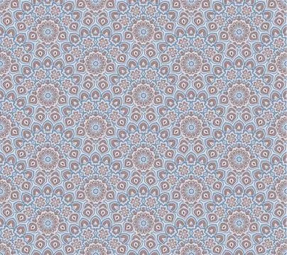 Vector vintage hand drawn seamless pattern Stock Illustration