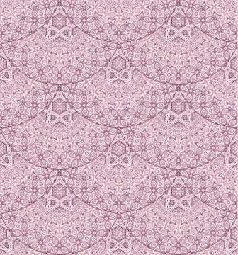 Vector vintage hand drawn seamless pattern Stock Illustration