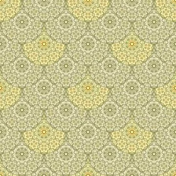 Vector vintage hand drawn seamless pattern Stock Illustration
